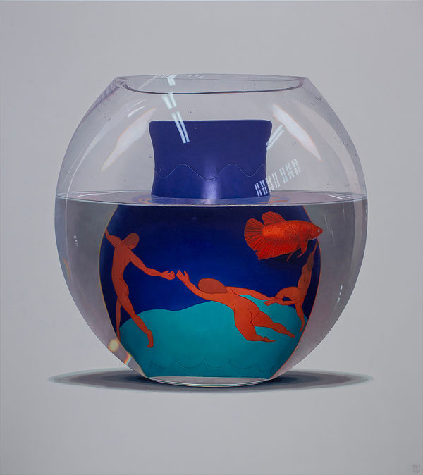 Jonathan Dalton The water dance, 2024 Oil on linen 137 x 122cm