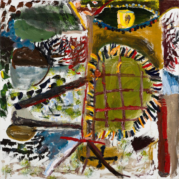 James Drinkwater NY harbour, from Dumbo 2, 2023 Oil on linen 112 x 112cm