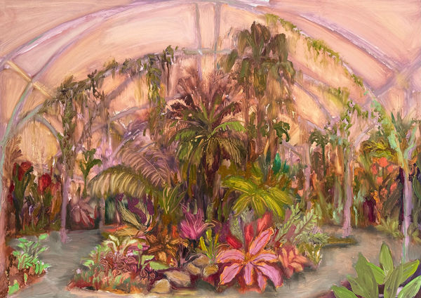 Kirsty Neilson The Crystal Palace 2, 2024 Oil on board 50 x 70cm