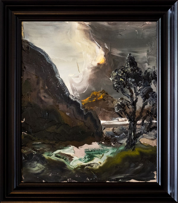 Paul Ryan Take me to the river , 2022 Oil on Linen 61 x 51cm