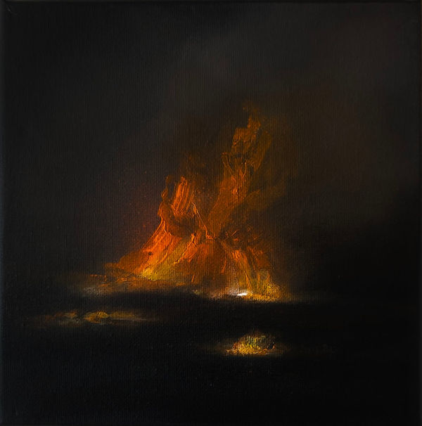 Brooklyn Whelan Study 005, 2025 Oil on canvas 20 x 20cm