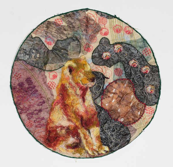 Mehwish Iqbal Hijrat, 2021 Mixed Media 82 x 83cm