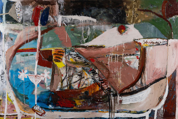 James Drinkwater American Salt, 2023 oil on linen 122 x 183cm