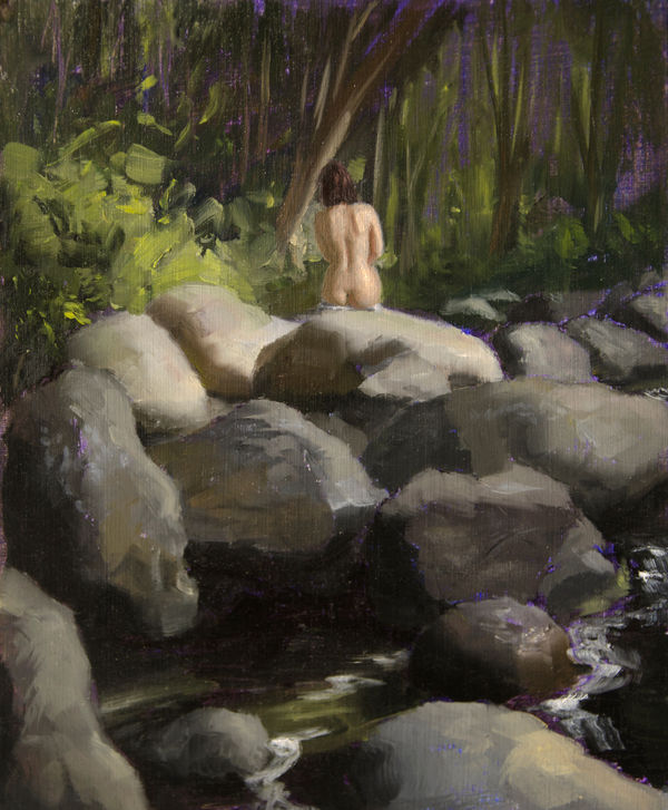 Ben Smith Reverie I, 2021-2022 Oil on Board 25 x 20cm