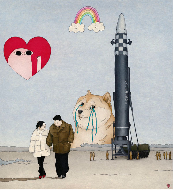 Caroline Zilinsky Somewhere Over the Rainbow, 2023 Oil on linen 122cm x 112cm