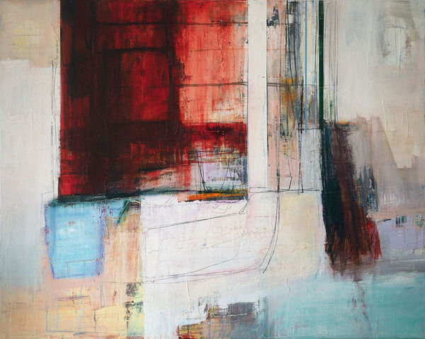 Morten Lassen Poem F (36), 2023 Oil on linen 120 x 150cm