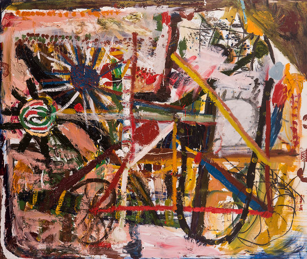 James Drinkwater May I Ask You Something, 2022 Oil on Linen 168 x 198cm