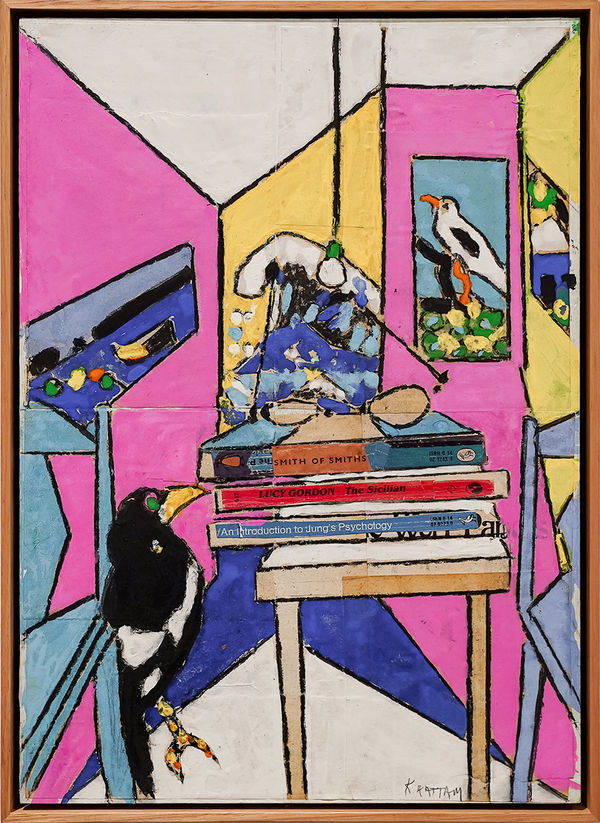 Katherine Hattam Introduction to Jung's Psychology, 2024 Mixed media on board 43 x 31cm