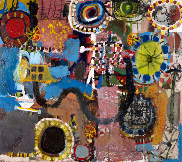 James Drinkwater Primavera, 2023 - 2025 Oil on linen 160 x 180cm FX Rosewood American box frame