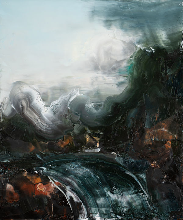 Paul Ryan Waterfall, 2025 Oil on canvas 91 x 76cm