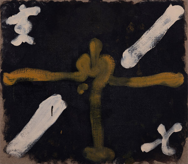 Lottie Consalvo Close your eyes now, 2024 Acrylic on heavy sized linen 70 x 80cm