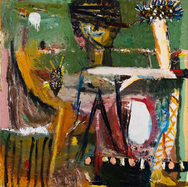 James Drinkwater Crossing into Queens, 2023 oil on linen 112 x 112cm