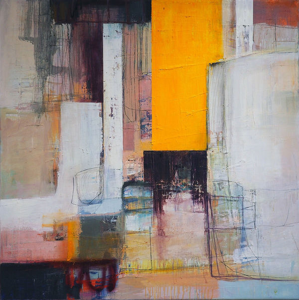 Morten Lassen Poem A (35), 2023 Oil on linen 120 x 120cm