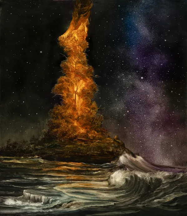 Peter Gardiner Island 3, 2026 Oil on canvas 140 x 120cm (Framed)