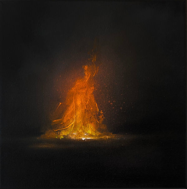 Brooklyn Whelan Study 007, 2025 Oil on canvas 20 x 20cm