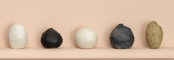 Peta O'Brien Dimples 21A, 2023-2025 Stoneware, glazed and unglazed 3.0 cm - 9.0 cm