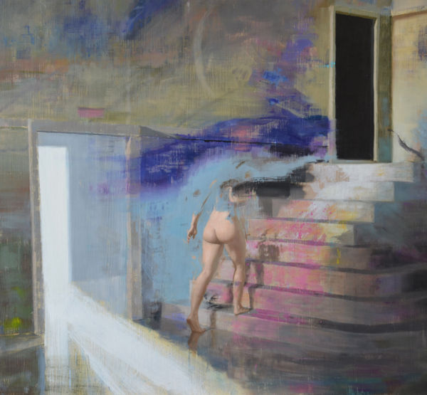 Ben Smith Ascension II 2017 Oil on Board 85x90cm