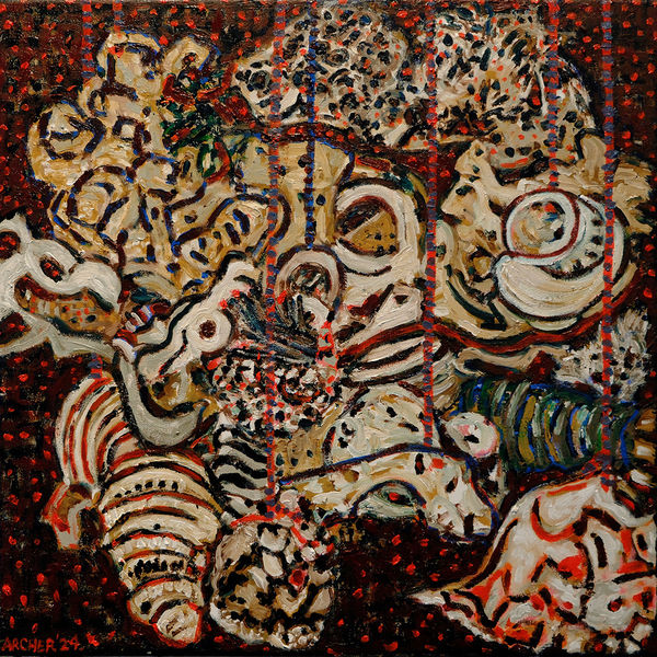 Suzanne Archer Oceania, 2024 Oil on canvas 51 x 51.5cm