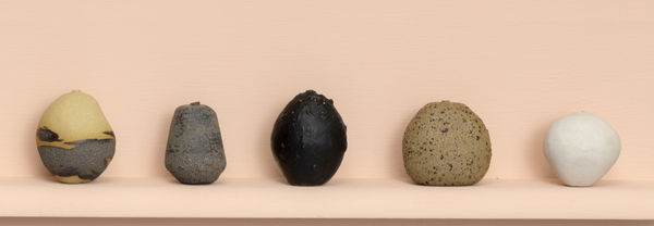 Peta O'Brien Dimples 19A, 2023-2025 Stoneware, glazed and unglazed 3.0 cm - 9.0 cm