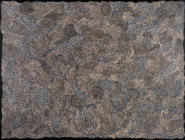 Jorna Newberry Ngintaka Perentie, (JNKM 7), 2022 Acrylic on linen 183 x 243cm