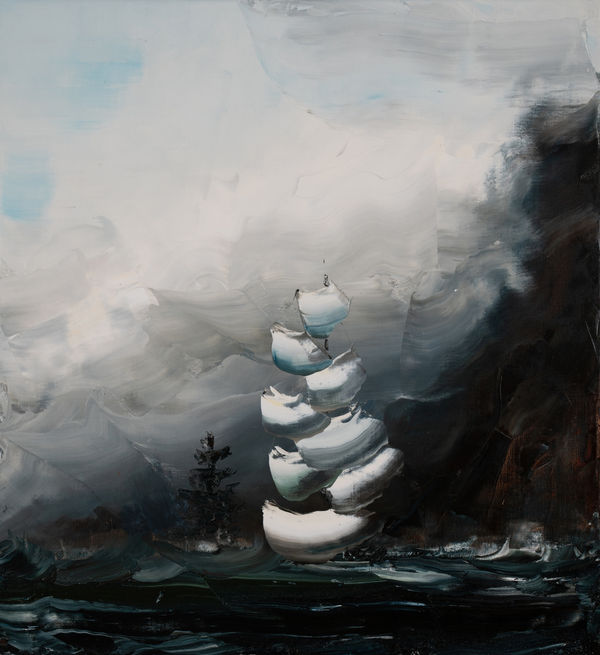 Paul Ryan Clouds and clouds, 2025 Oil on canvas 122 x 112cm