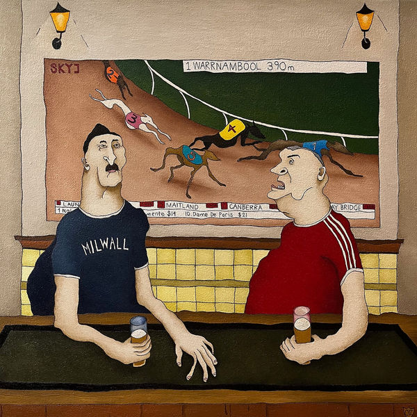 Caroline Zilinsky Prince Amongst Men, 2022 Oil on Linen 61 x 61 cm