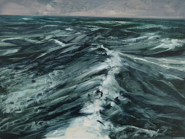 Nicholas Blowers Ocean study II 2022, 2022 Oil on canvas 30 x 40cm