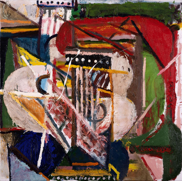 James Drinkwater Restaurant Interior Albi 4, 2024 Oil on linen 71 x 71cm