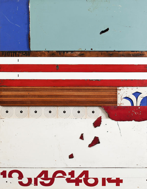 James Powditch The Parallax View, 2022 Mixed media 104 x 133cm