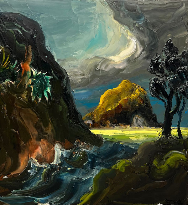 Paul Ryan The Golden Hour , 2022 Oil on Linen 122 x 112cm