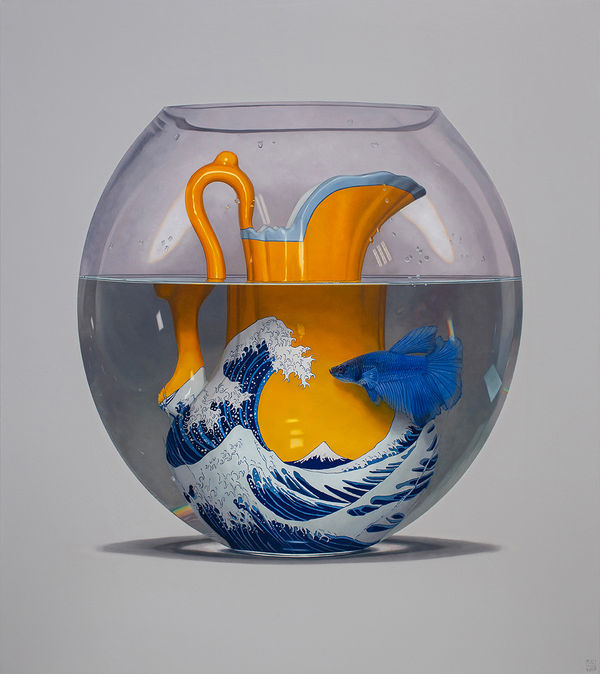 Jonathan Dalton Schrödinger’s wave function, 2023 Oil on linen 137 x 122cm