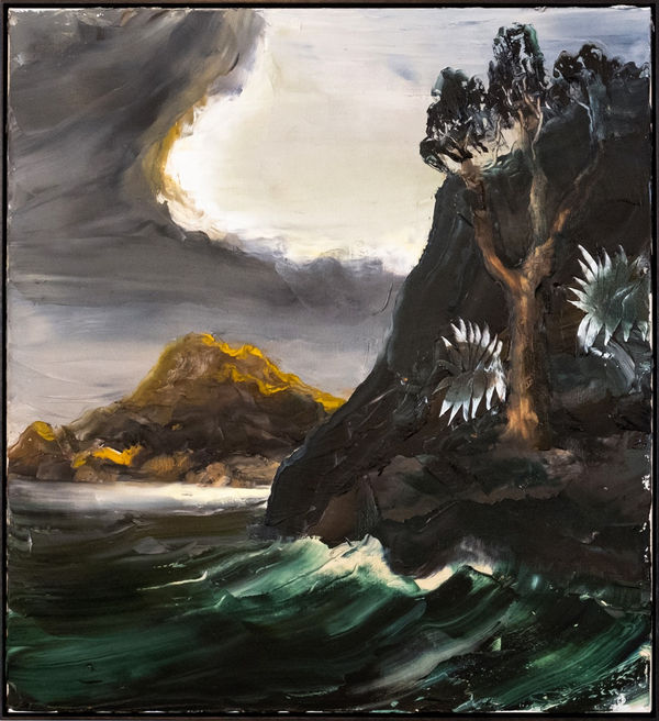 Paul Ryan Gold Lion , 2022 Oil on Linen 122 x 112cm