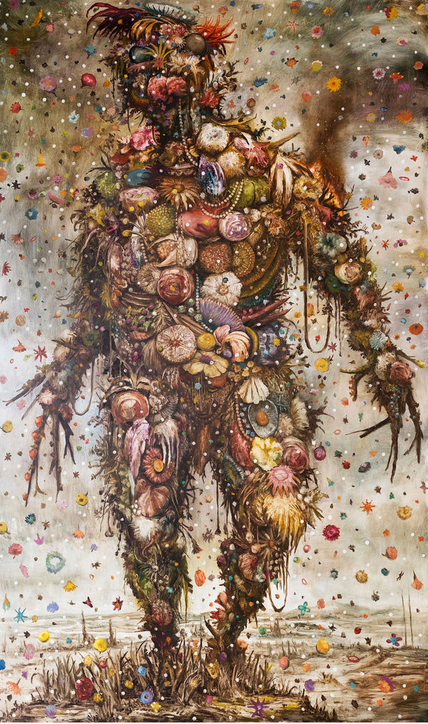 Peter Gardiner Big BOY (morphine), 2024 Oil on linen 300 x 180cm