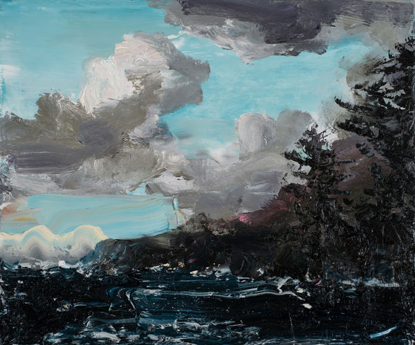 Paul Ryan JVR Sky 3, 2025 Oil on canvas 51 x 61cm