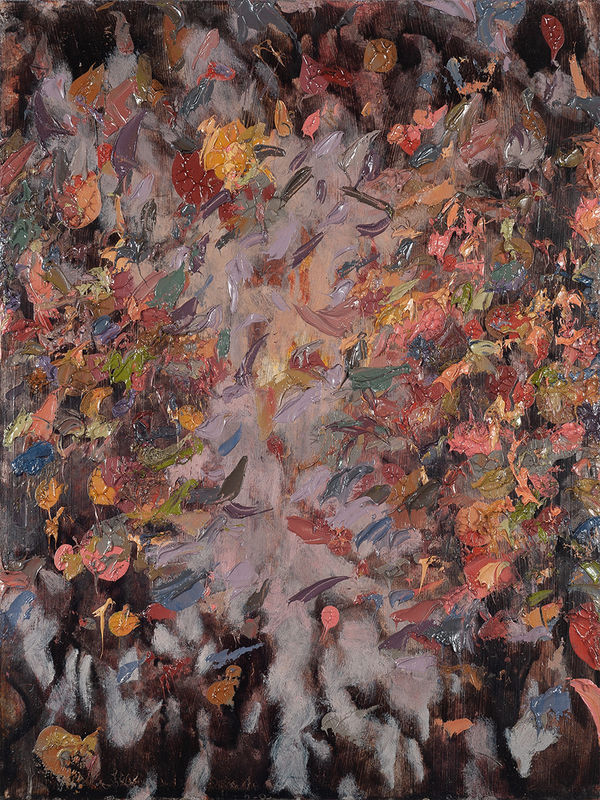 Christopher Horder Sparks of Nature II, 2021 Oil on Board 60 x 45cm