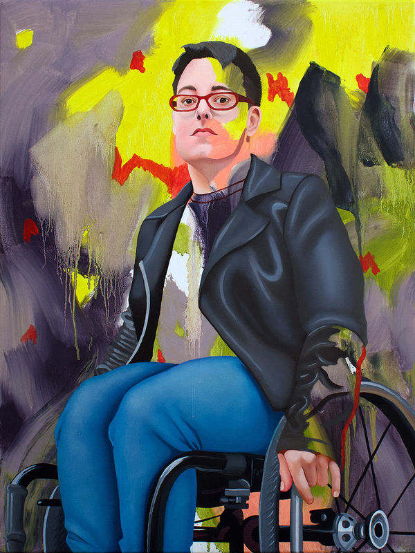 Kim Leutwyler Jax, 2021 Oil on Linen 61 x 46cm