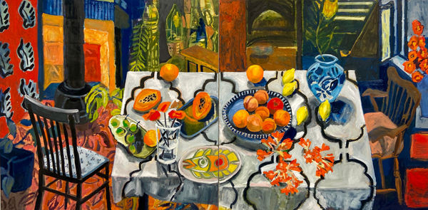 Kate Nielsen Summer Colo Afternoon, 2025 Oil on canvas 120 x 240cm