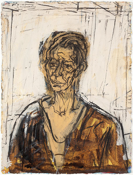 David Fairbairn F.S. No 2, 2015 Acrylic gouache & charcoal 76 x 56 artwork size