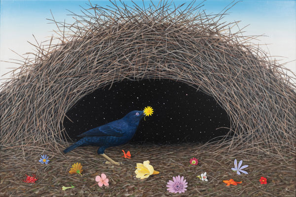 Andrew Sullivan The Bower, 2023 Oil on canvas 89 x 60cm