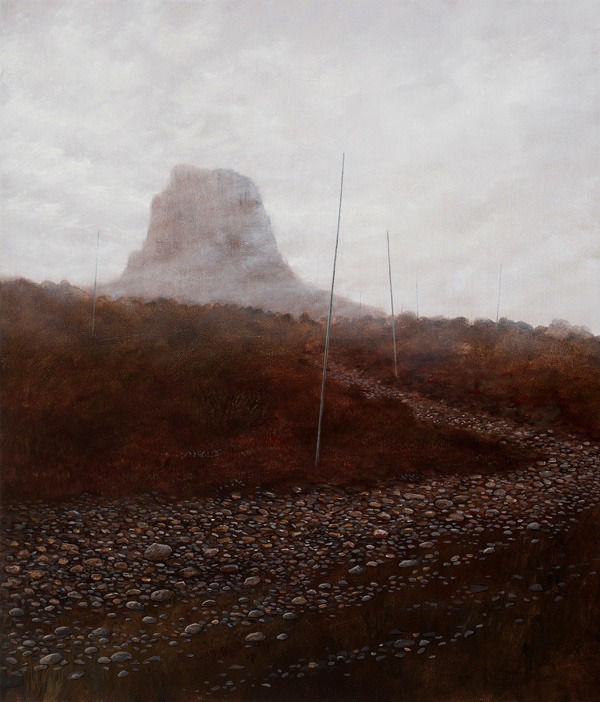 Adam Nudelman Waiting for December 2011 Oil on Linen 71x61cm