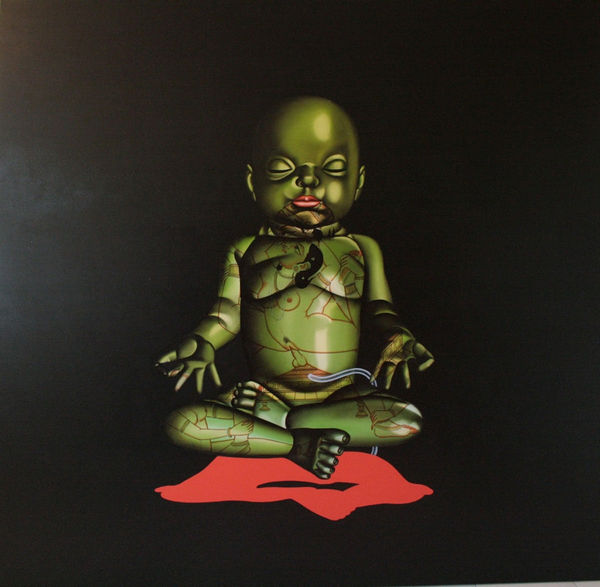 Chintan Upadhyay Bhogi to yogi Huile et acrylique sur toile 183 x 183 x 0