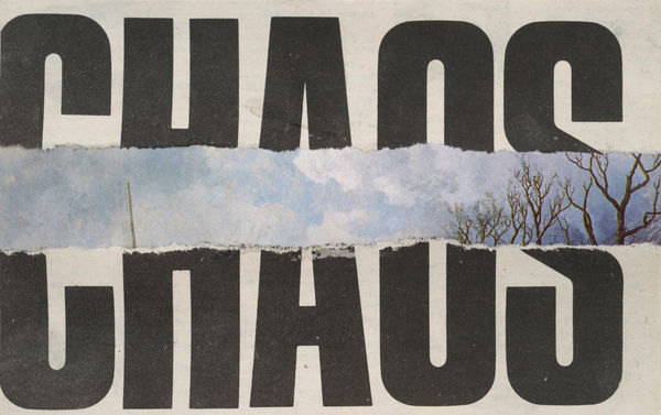 Gil Joseph Wolman chaos, 1977 collage papier 10 x 15 cm