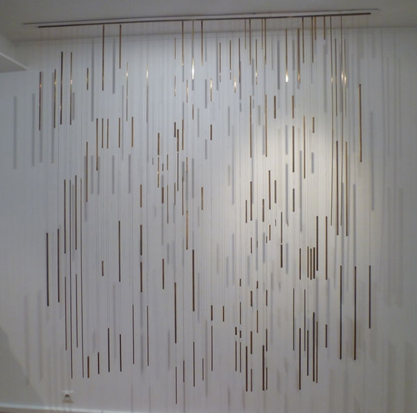 Leonor Antunes, The lacquer screen of E.G, 2008