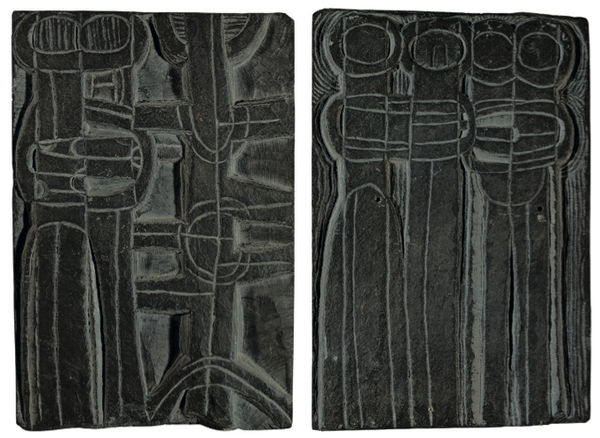 Raoul Ubac Sans titre, 1958 Ardoise (recto/verso) 40 x 26,4 x 2,5 cm