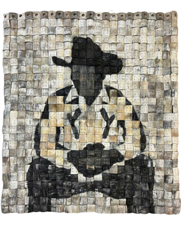 Enoch Nii Amon Hammond, Cow horn boy II, 2025