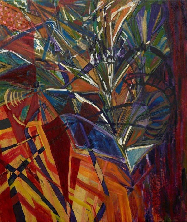 Erin Treacy Divisible by Three, 2014 Charcoal, acrylic and oil on canvas 78 x 62 in. 198.1 x 157.5 cm.