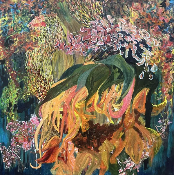 Erin Treacy Kitchen is the Heart of the Home, 2020 Acrylic and oil on canvas 30 x 30 in. 76.2 x 76.2 cm.