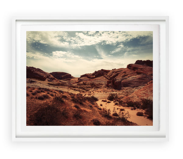 Christine Flynn Desert, 2020 Continuous tone photographic print on Entrada Rag paper 23 x 29 in. framed 35 x 45 in. framed