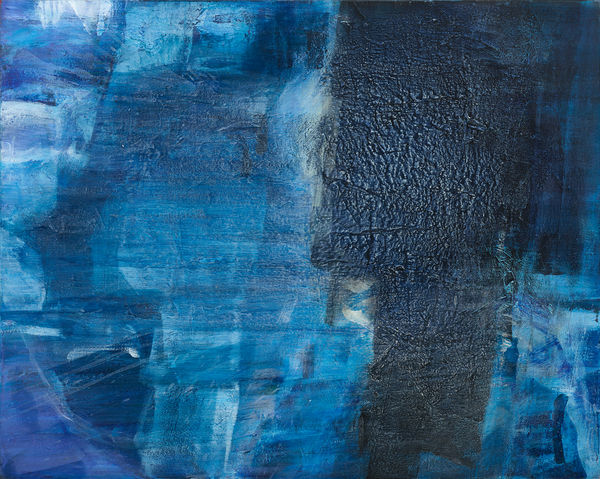 SoHyun Bae Nature of Water #10, 2016 Rice-paper and pure pigment on canvas 48 x 60 in. 121.9 x 152.4 cm.
