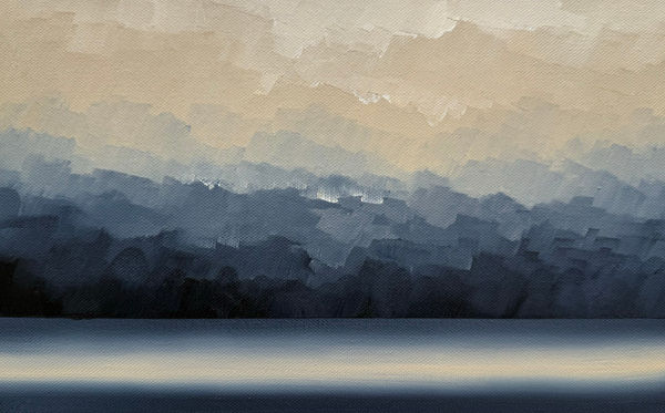 Storm Brewing at Porthkidney, 2025 Oil on canvas